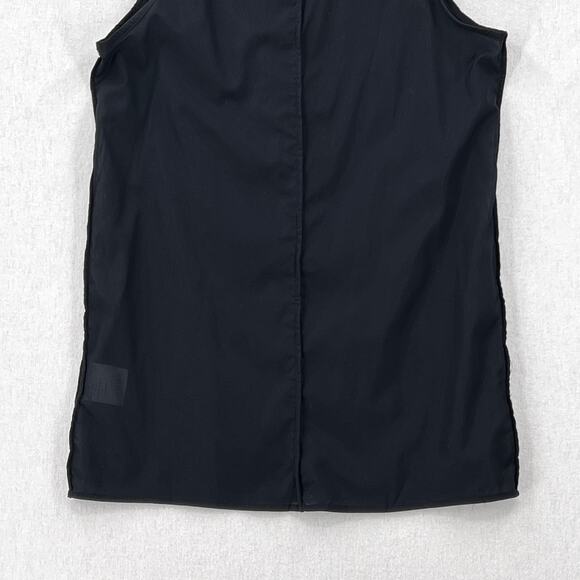 KSUBI Stretch Chiffon Tank Top Womens Medium Black Silk Blend Semi Sheer NEW - Picture 7 of 13
